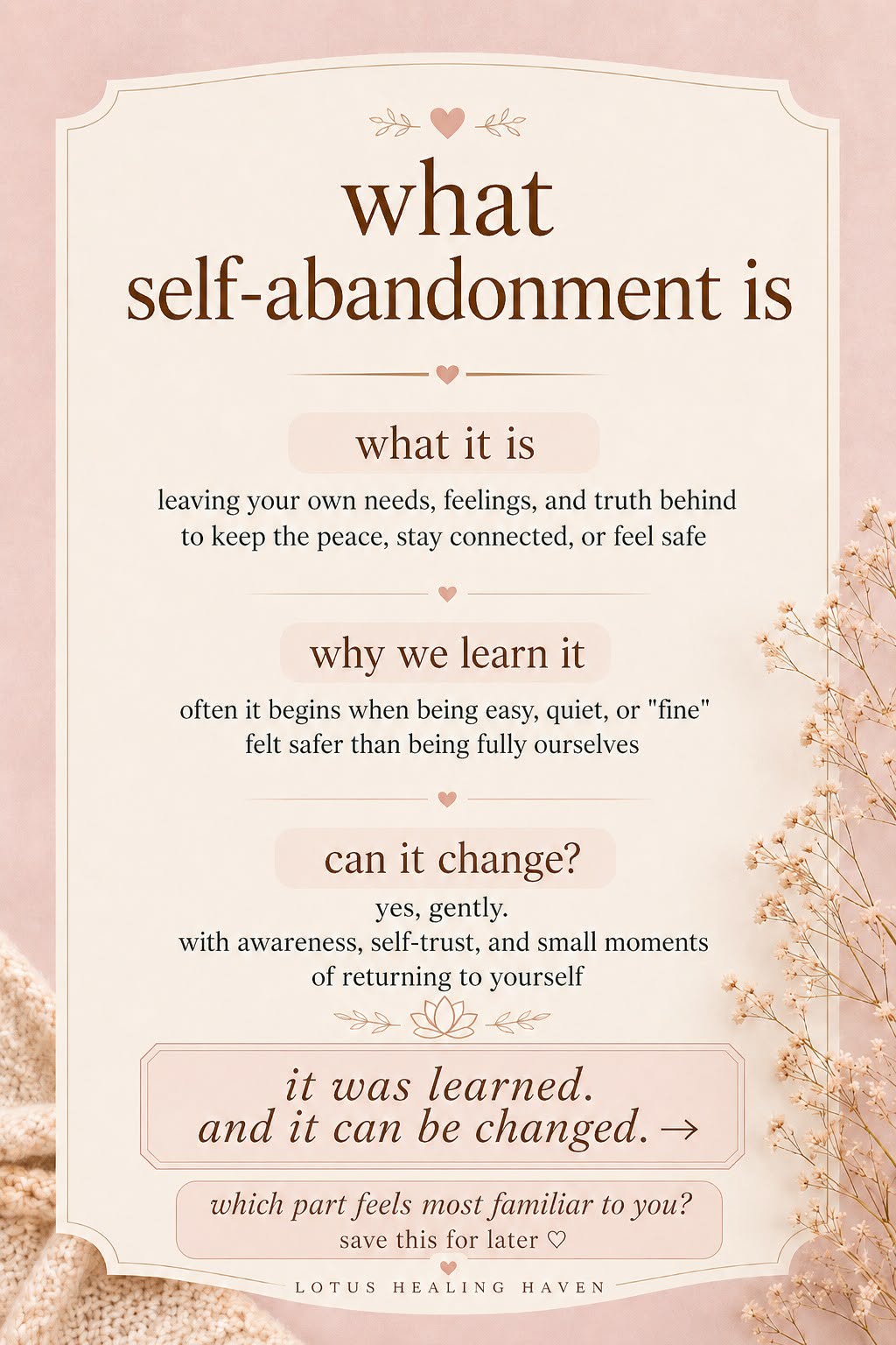 3 Ways We Self-Abandon Without Realizing It