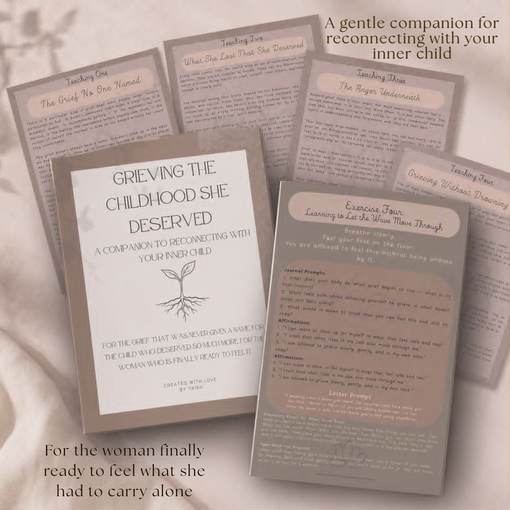 Grieving the Childhood She Deserved | Inner Child Healing Workbook for Childhood Grief, Emotional Healing & Reconnection