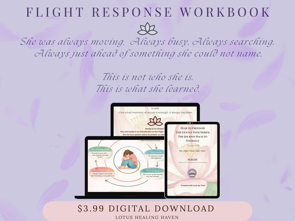 Flight Response Workbook — Trauma-Informed Nervous System Healing for Women