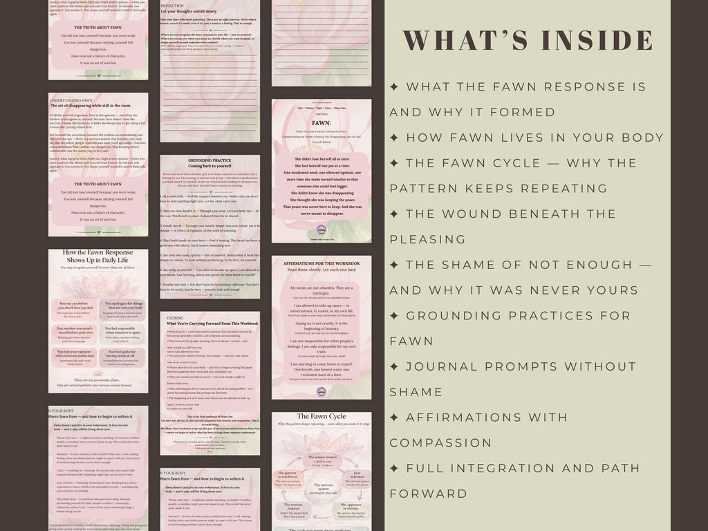 Fawn Response Workbook — Trauma-Informed People-Pleasing & Nervous System Healing for Women