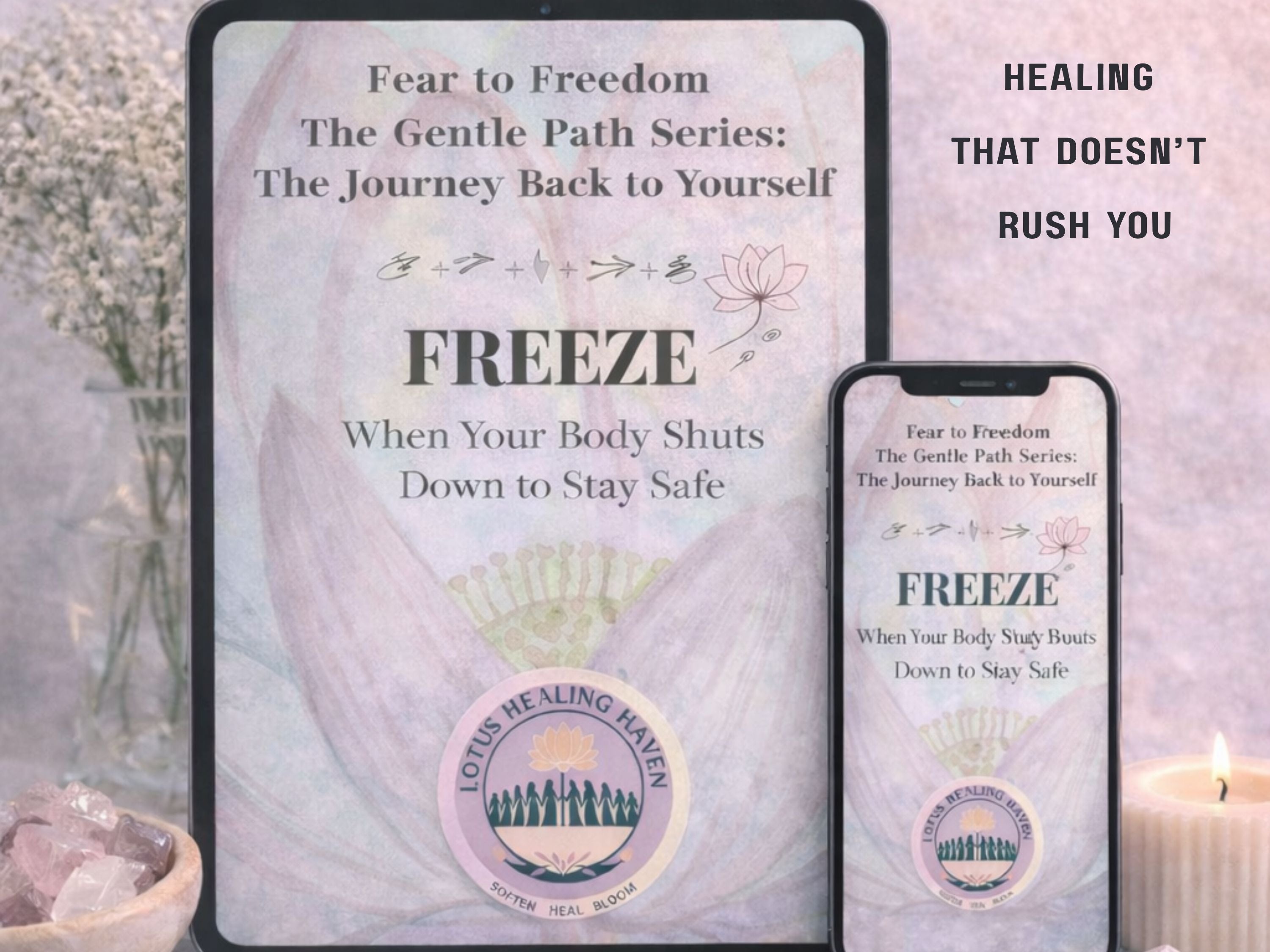 Freeze Response Workbook | Trauma Healing Printable | Nervous System Regulation Guide | Anxiety & Dissociation Recovery | Healing Journal