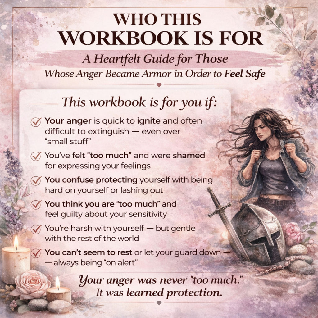 Fight Response Workbook (Digital Download) | Trauma-Informed Anger & Nervous System Healing