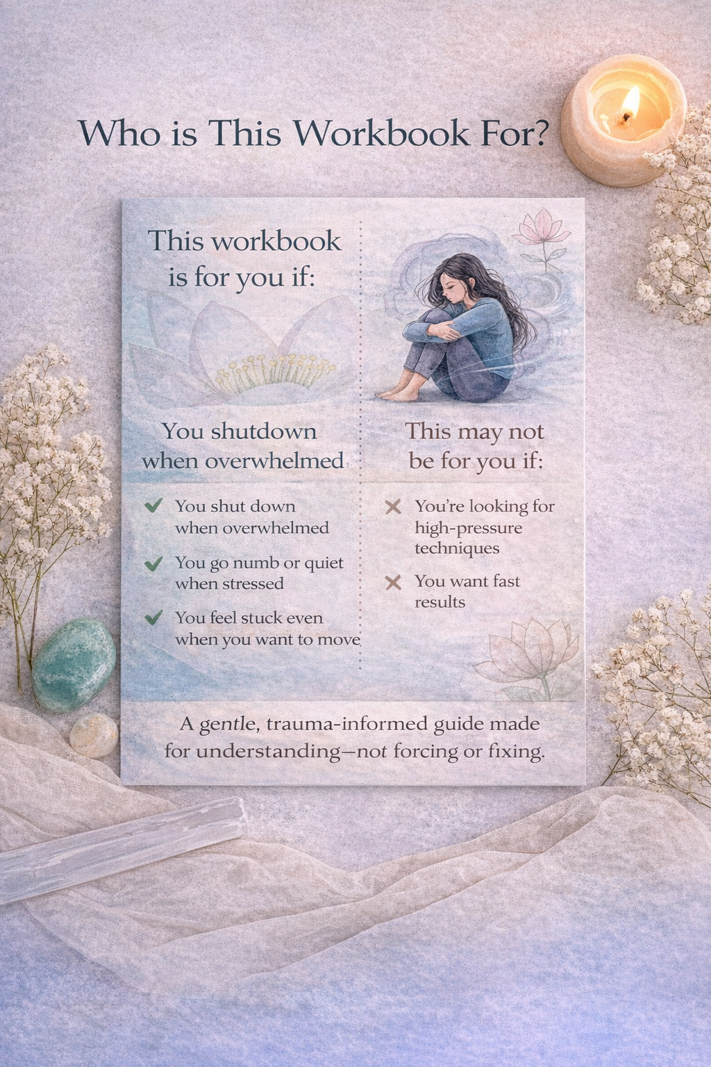 Freeze Response Workbook | Trauma Healing Printable | Nervous System Regulation Guide | Anxiety & Dissociation Recovery | Healing Journal