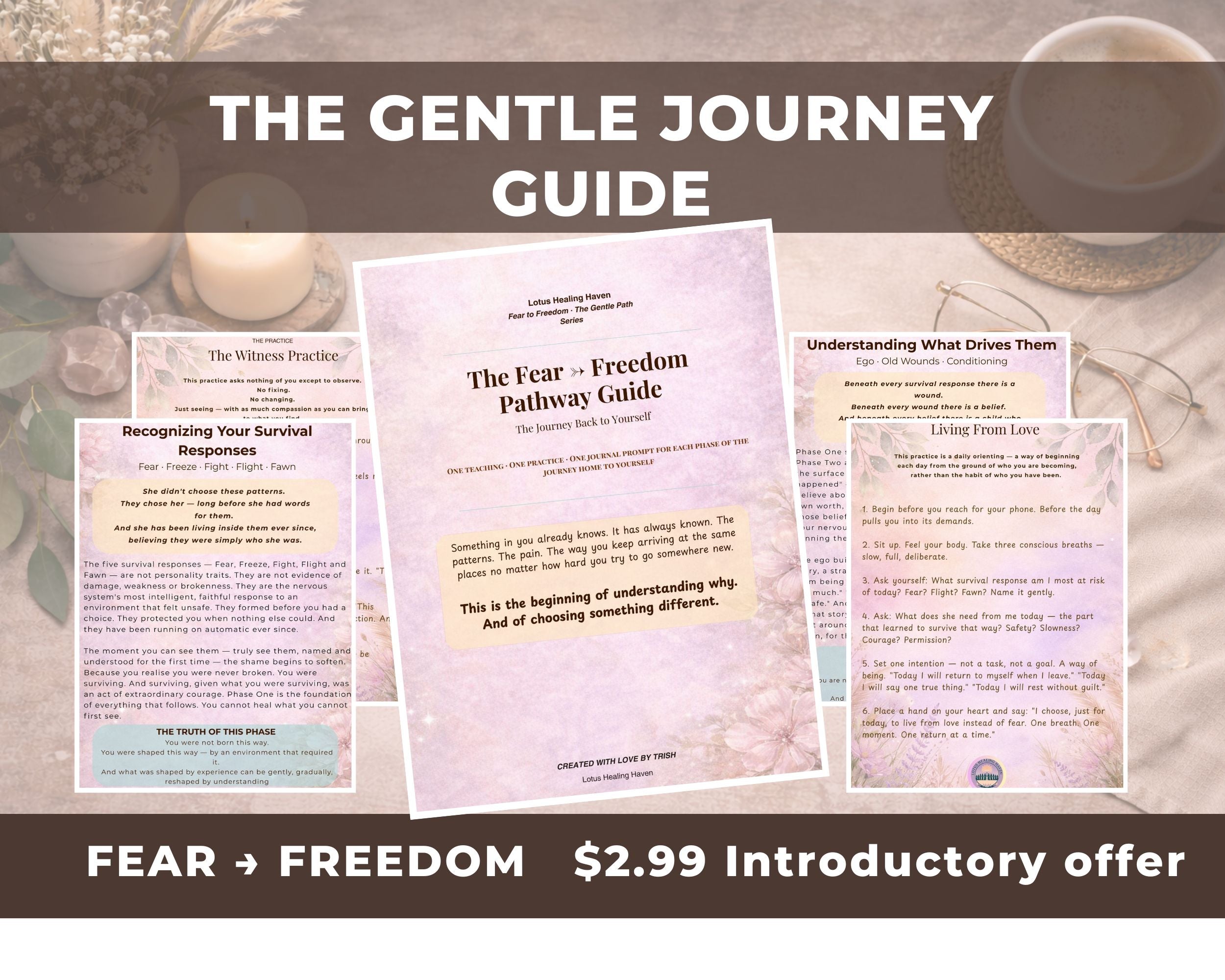 The Gentle Journey Guide – Step 1 of the Fear → Freedom Path